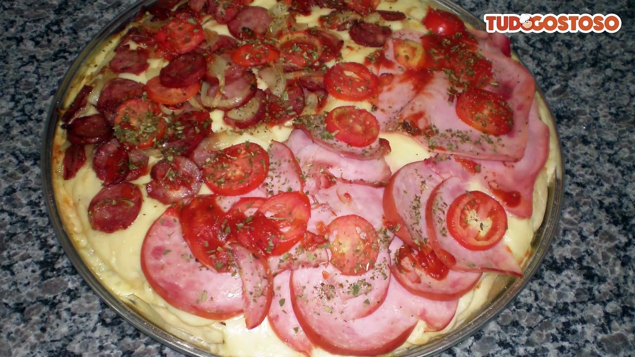 Massa de pizza rápida e fácil