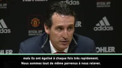 15e j. - Emery : "Fier de notre prestation et de mes joueurs"