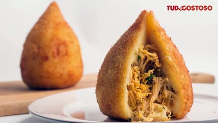 Coxinha de mandioca sem glúten