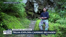 O trecho selvagem da Caverna do Diabo é a atração de hoje na nossa reportagem especial. Uma aventura em meio a muita água e pedras no caminho.