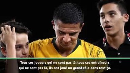 Australie - Cahill s'exprime après sa dernière sélection