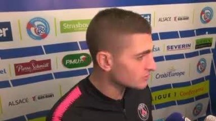 16e j. - Verratti : "Strasbourg, un terrain difficile"