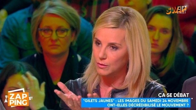 Laurence Ferrari adresse un message aux Gilets Jaunes au nom des journalistes agressés par des manifestants dans TPMP