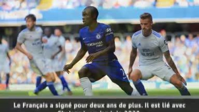 Chelsea - Kanté prolonge jusqu'en 2023