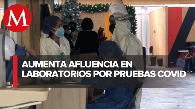 Reportan largas filas en farmacias de Oaxaca para realizar pruebas de covid-19