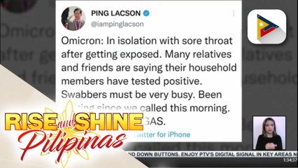 Sen. Lacson, kasalukuyang naka-isolate matapos ma-expose sa COVID-19 positive