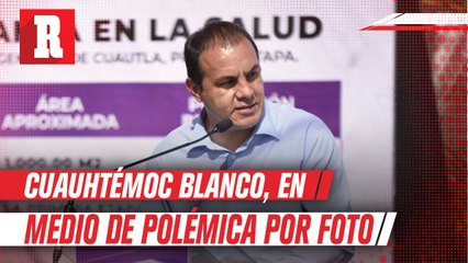 Cuauhtémoc Blanco, en polémica tras foto con presuntos narcotraficantes en Morelos