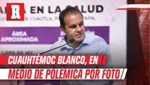 Cuauhtémoc Blanco, en polémica tras foto con presuntos narcotraficantes en Morelos
