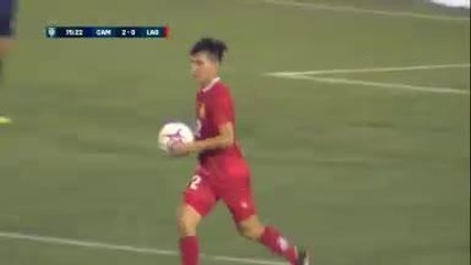 Suzuki Cup - La réduction du score du Laos contre le Cambodge