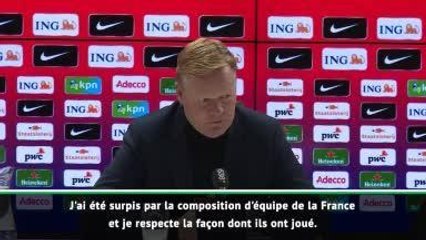 Pays-Bas - Koeman : "Un match parfait de notre part"