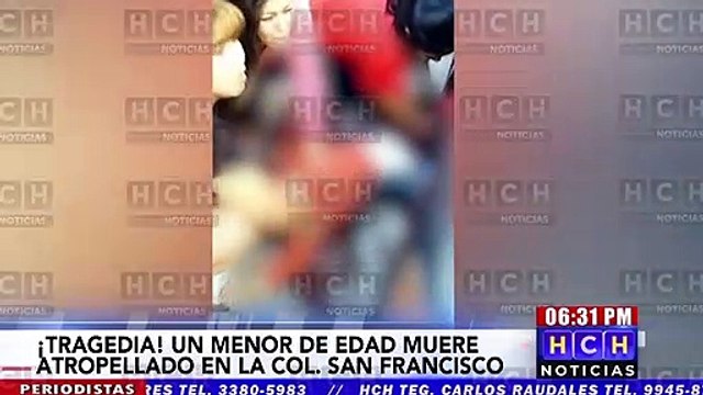 Menor resulta gravemente herido tras ser atropellado en la capital