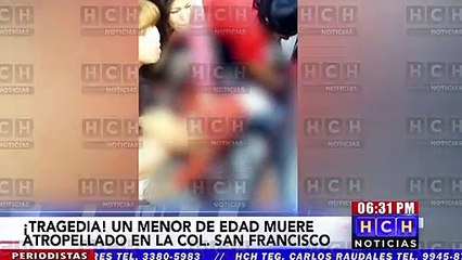Menor resulta gravemente herido tras ser atropellado en la capital