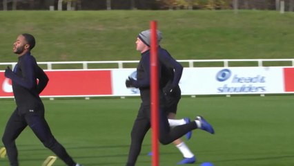 Angleterre - Rooney à l'entraînement avec les Three Lions