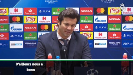 Groupe G - Solari : "Je prends match après match"