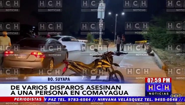 De varios disparos le quitan la vida a un joven en puente que conduce al barrio Suyapa de Comayagua