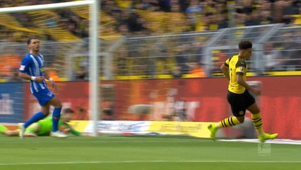Dortmund - Sancho devient le plus jeune double buteur du BvB