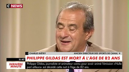 Mort de Philippe Gildas : les larmes de Charles Biétry en direct sur CNews
