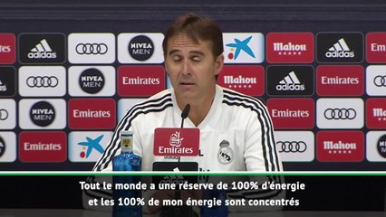 Clasico - Lopetegui : "Je ne pense pas mourir après le match !"