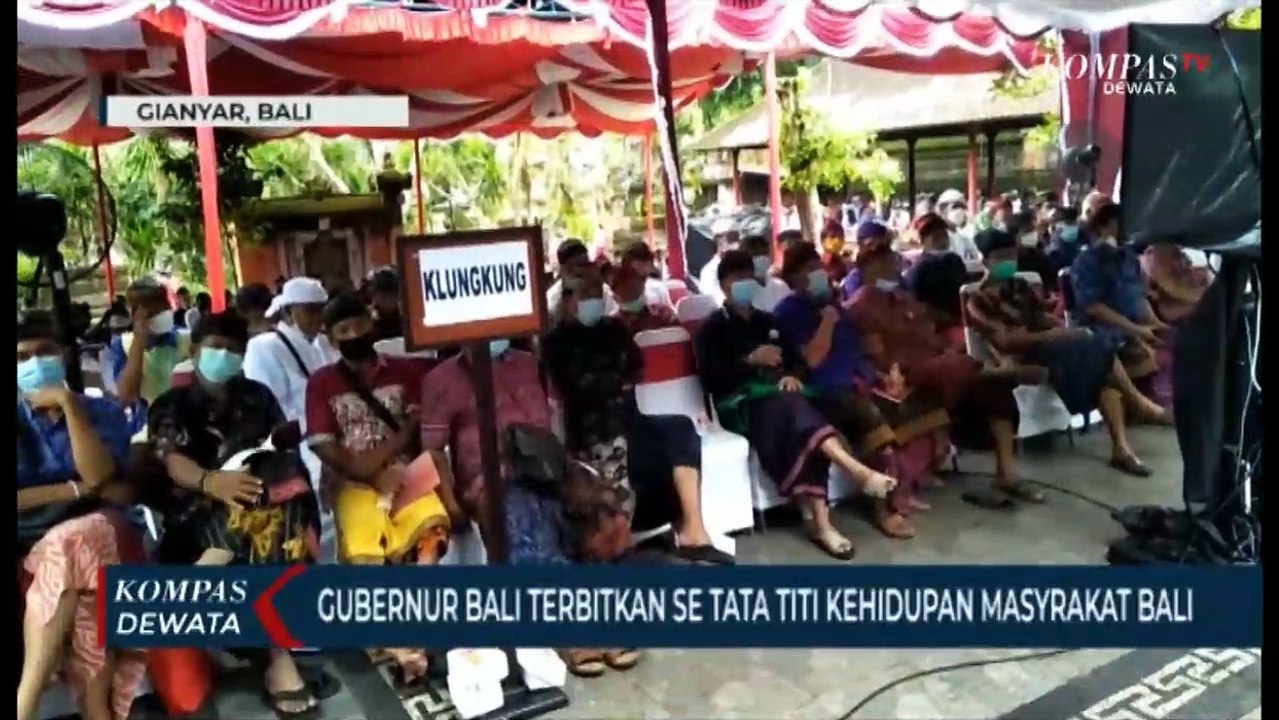 Surat Edaran Gubernur Bali Tentang Tata Titi Kehidupan Masyrakat Bali