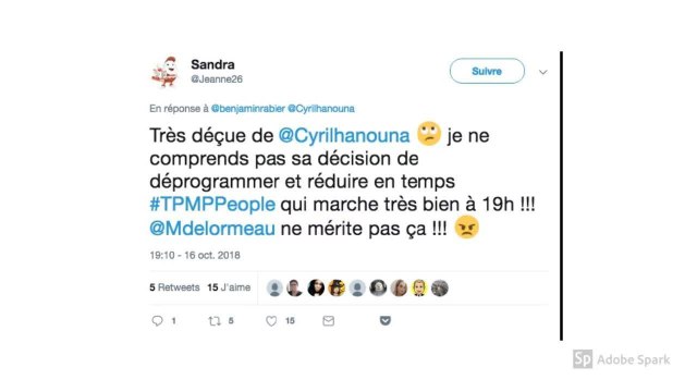 TPMP People : les fanzouzes en colère contre Cyril Hanouna après le changement d'horaire de l'émission