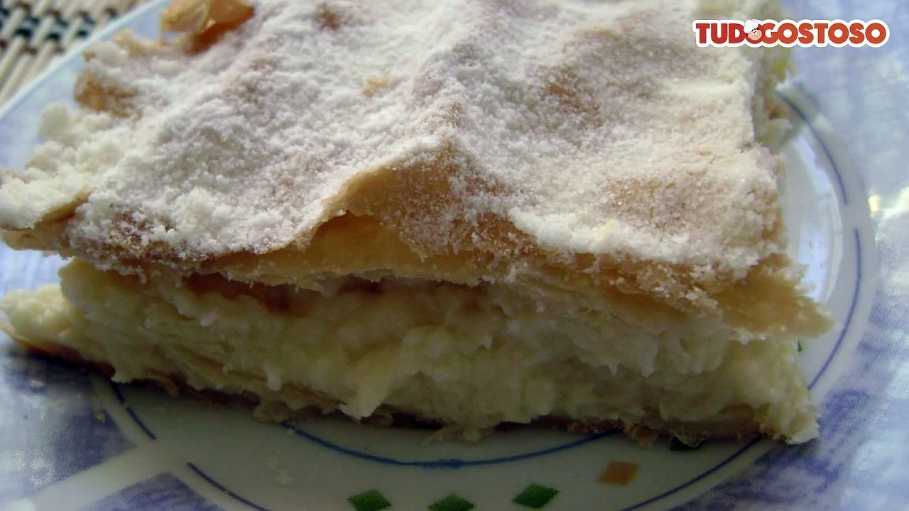 Folhado de creme
