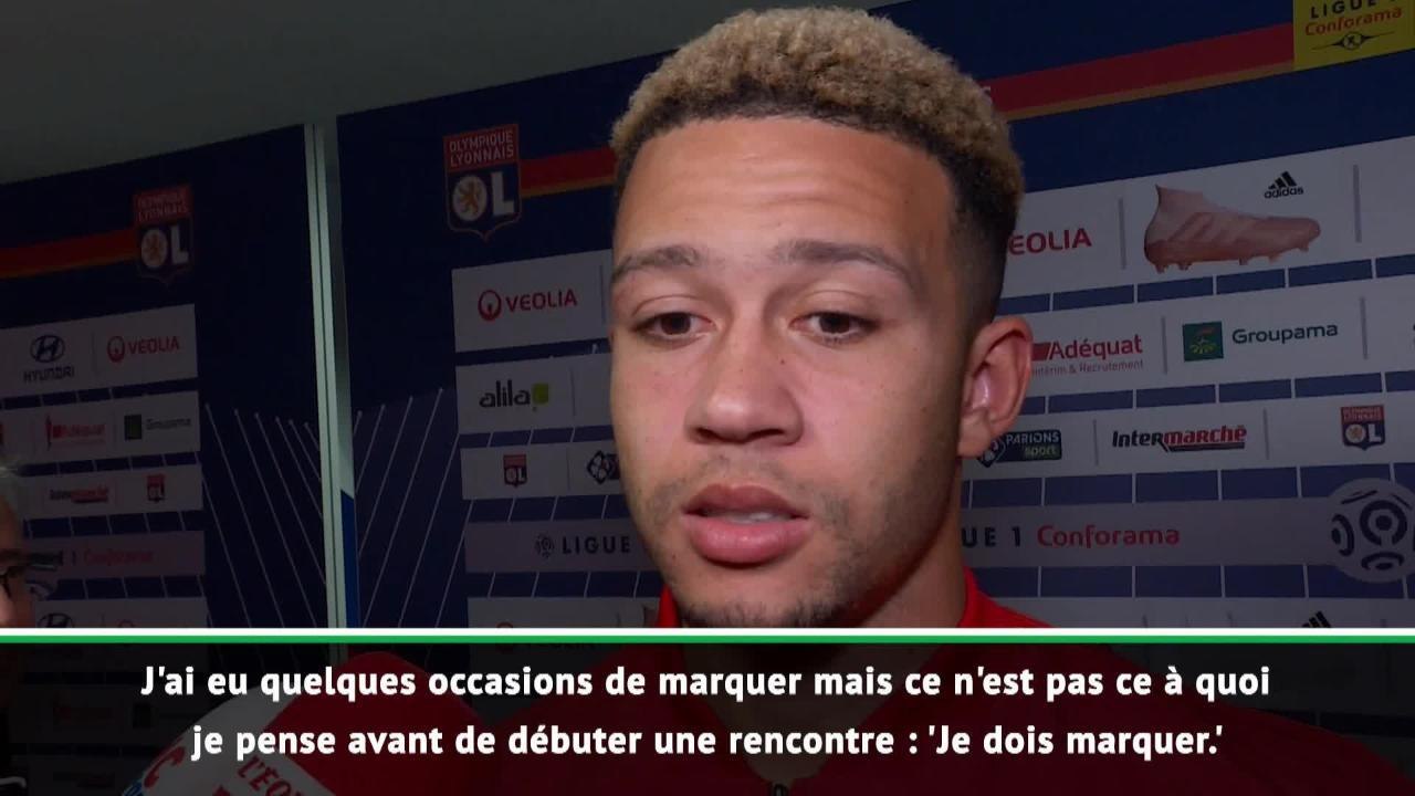 10e j. - Depay : "Je ne pense pas à marquer mais à m'amuser"