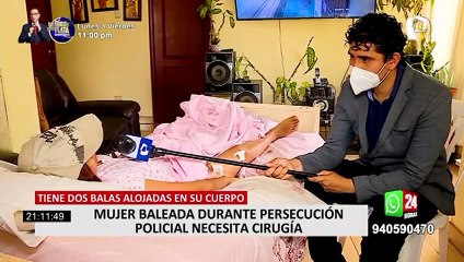 Carabayllo: piden ayuda para mujer baleada en asalto frustrado