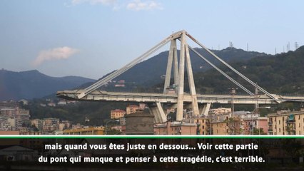 Italie - Mancini : "Quand vous arrivez au pont Morandi et que vous pensez à cette tragédie..."
