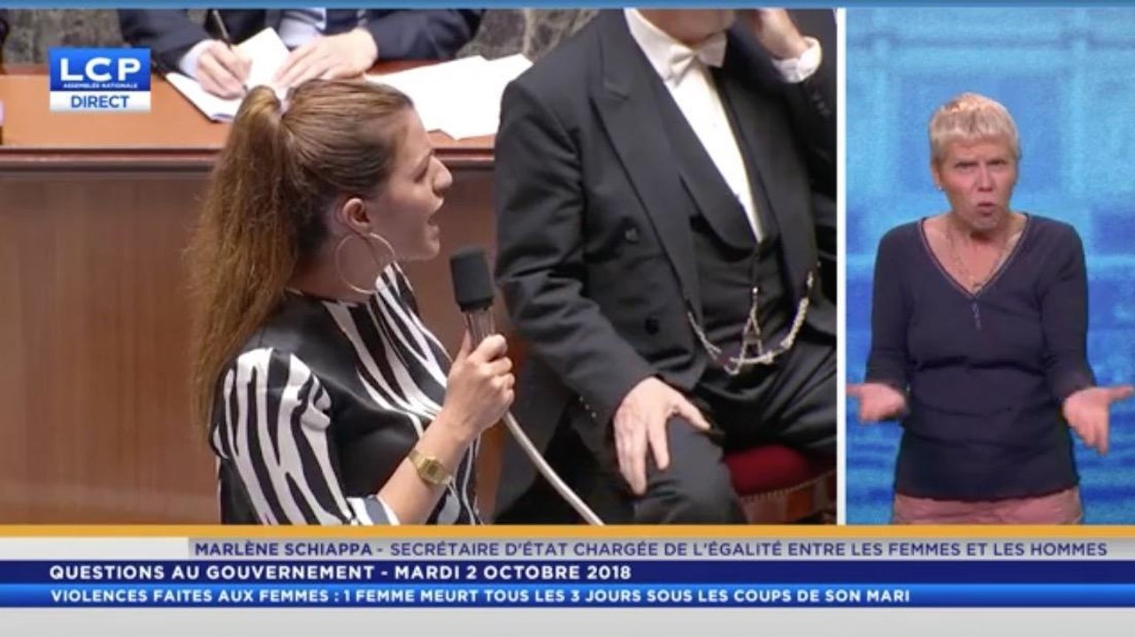 "Taisez-vous et écoutez" : Marlène Schiappa s'emporte à l'Assemblée nationale lors d'une intervention sur les violences faites aux femmes