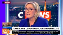 En direct de CNews, Marine Le Pen donne des nouvelles de son père