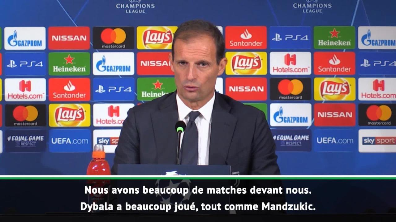 Groupe H - Allegri : "Ronaldo et Dybala sont des joueurs clés dans l'effectif"