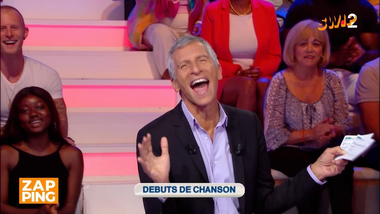 Nagui passe un petit bonjour en chanson à ses amis du CSA