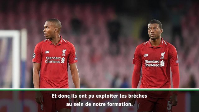 Groupe C - Klopp : J'accepte la responsabilité de cette défaite