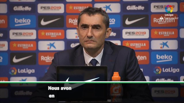 7e j. - Valverde : Ma décision de faire reposer Messi