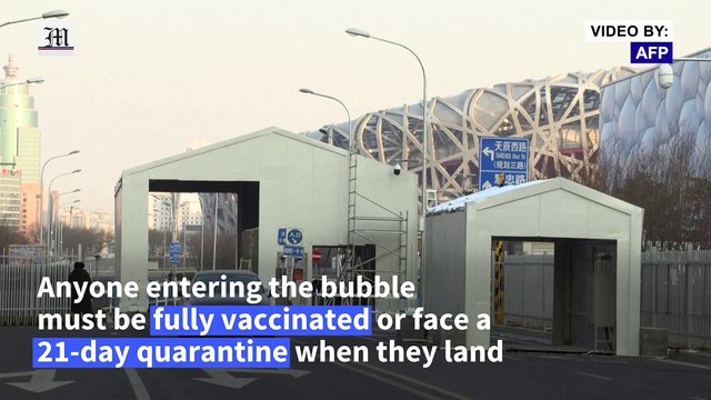 Venues fenced off as Beijing seals its Olympic 'bubble'