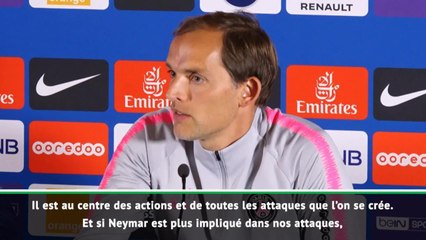 PSG - Tuchel : "Nous aimons avoir Neymar au poste de numéro 10"