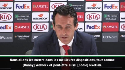 Arsenal - Emery : "Donner de la confiance à nos buteurs"