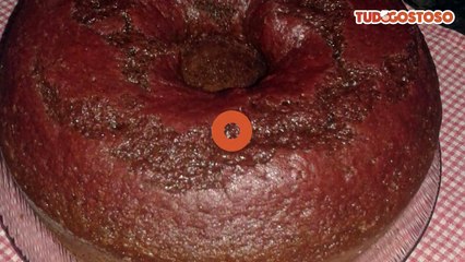 Bolo de beterraba com chocolate