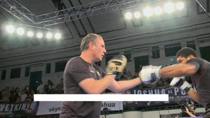 Boxe - Joshua ouvre son entraînement au public