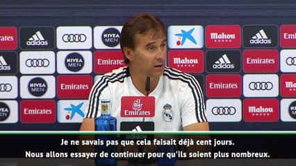 Real Madrid - Lopetegui : "Déjà cent jours ? Tout va tellement vite"