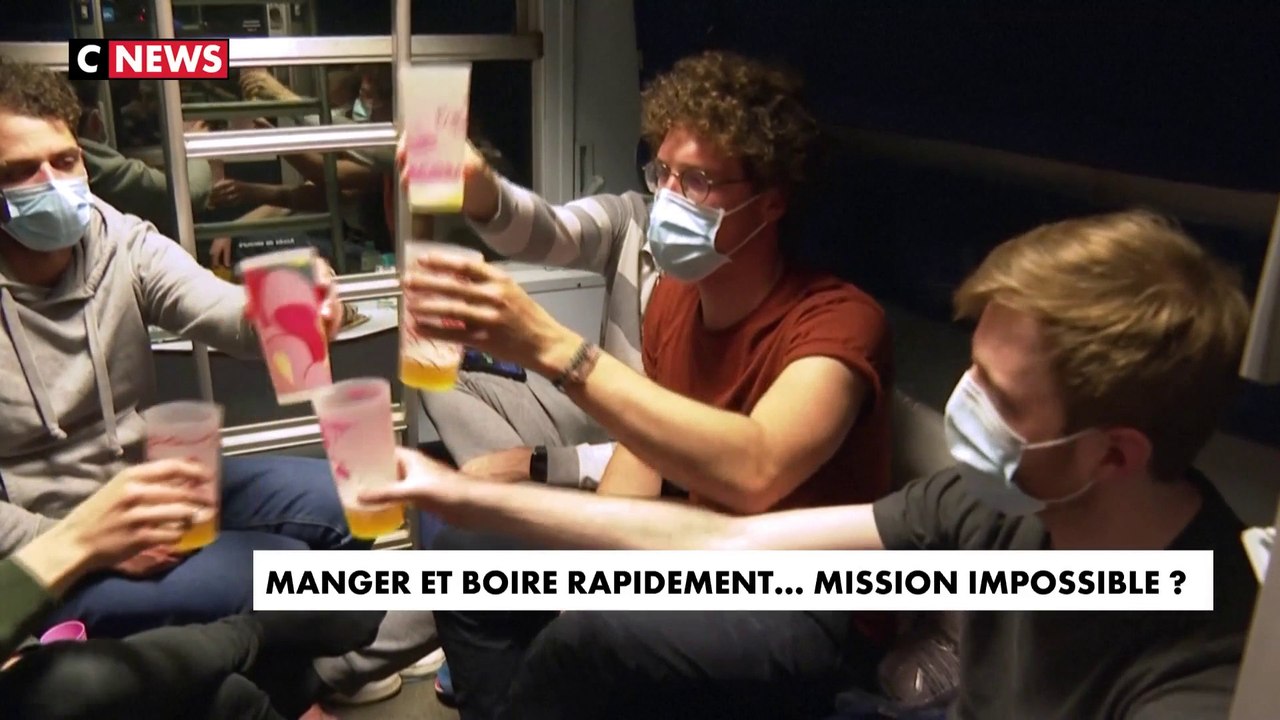 Manger et boire rapidement...mission impossible ?