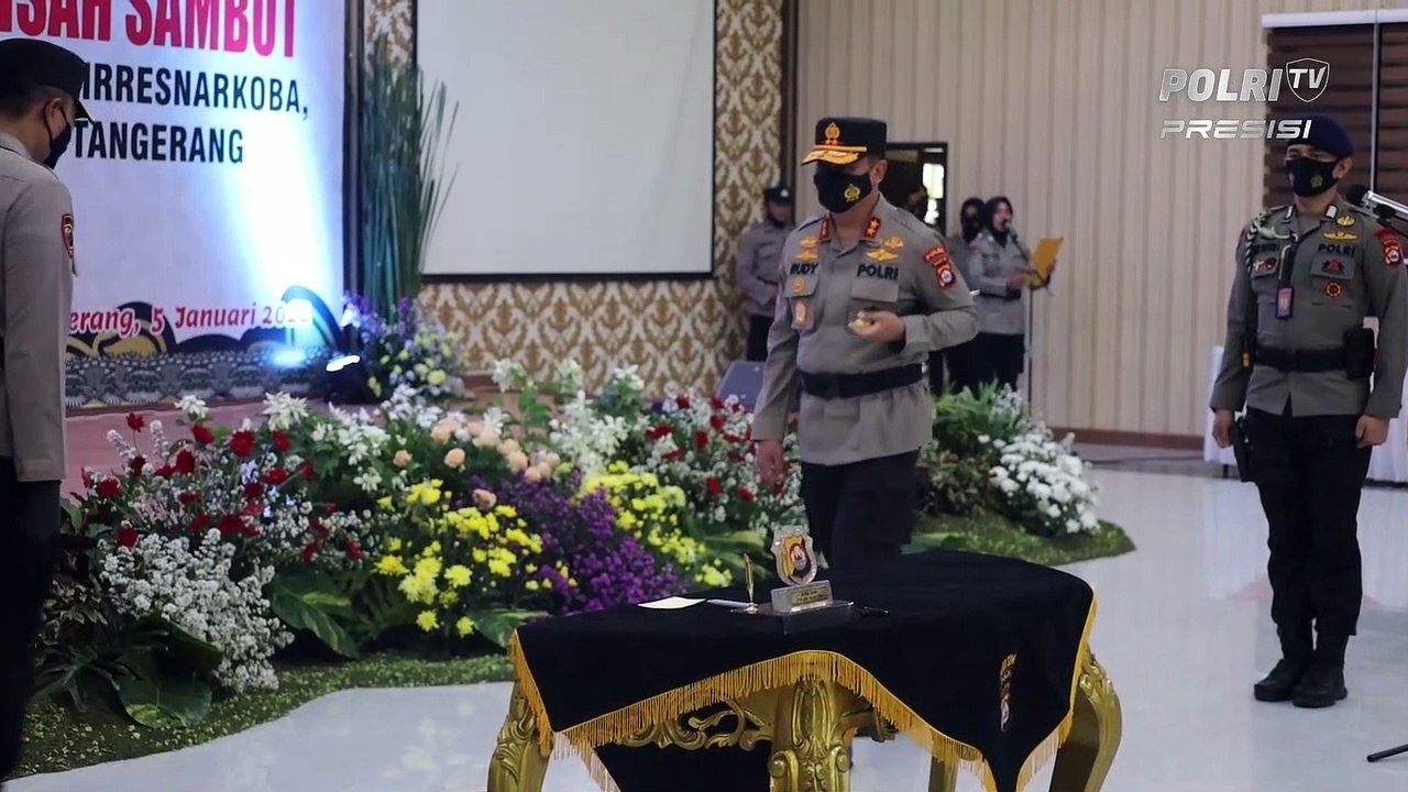 Kapolda Banten Serah Terimakan Jabatan 7 PJU dan Kapolresta Tangerang