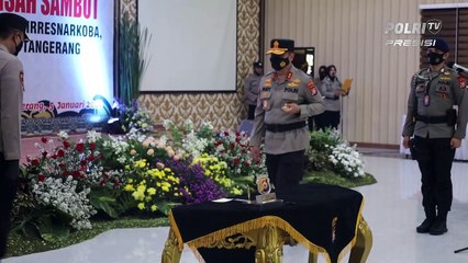 Kapolda Banten Serah Terimakan Jabatan 7 PJU dan Kapolresta Tangerang