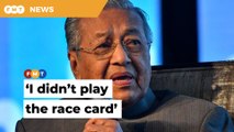 Dr M clarifies chopsticks’ remarks, says he didn’t play the race card