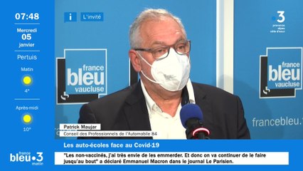Patrick Maujard, invité du 6-9 de France Bleu Vaucluse.
