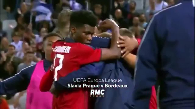 Football : Slavia Prague (Cze) / Bordeaux (Fra)