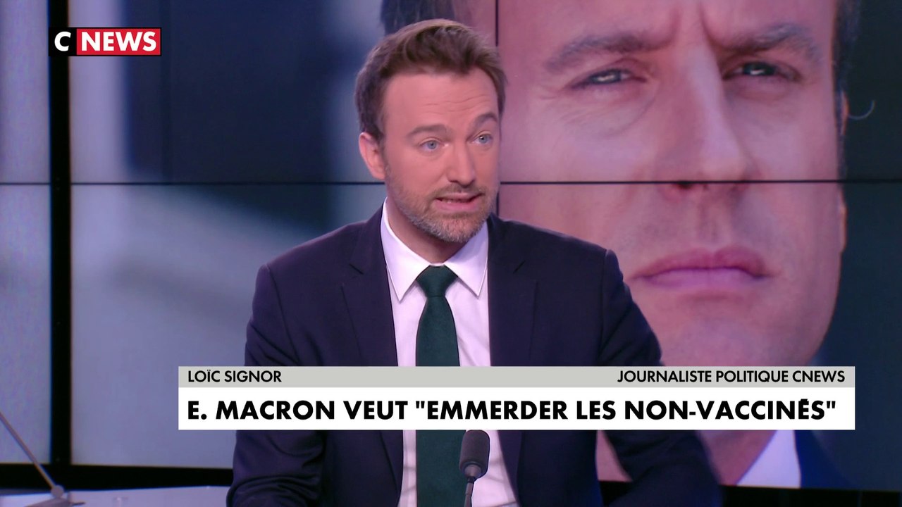 L'édito de Loïc Signor : «Emmanuel Macron veut «emmerder les non-vaccinés»»