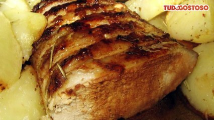 Lombinho com batatas coradas