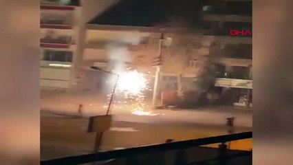 Mardin'de elektrik hatlarında 'aşırı yüklenme' sonucu patlama