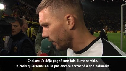 Ligue Europa - Podolski : "Chelsea et Arsenal peuvent la gagner"